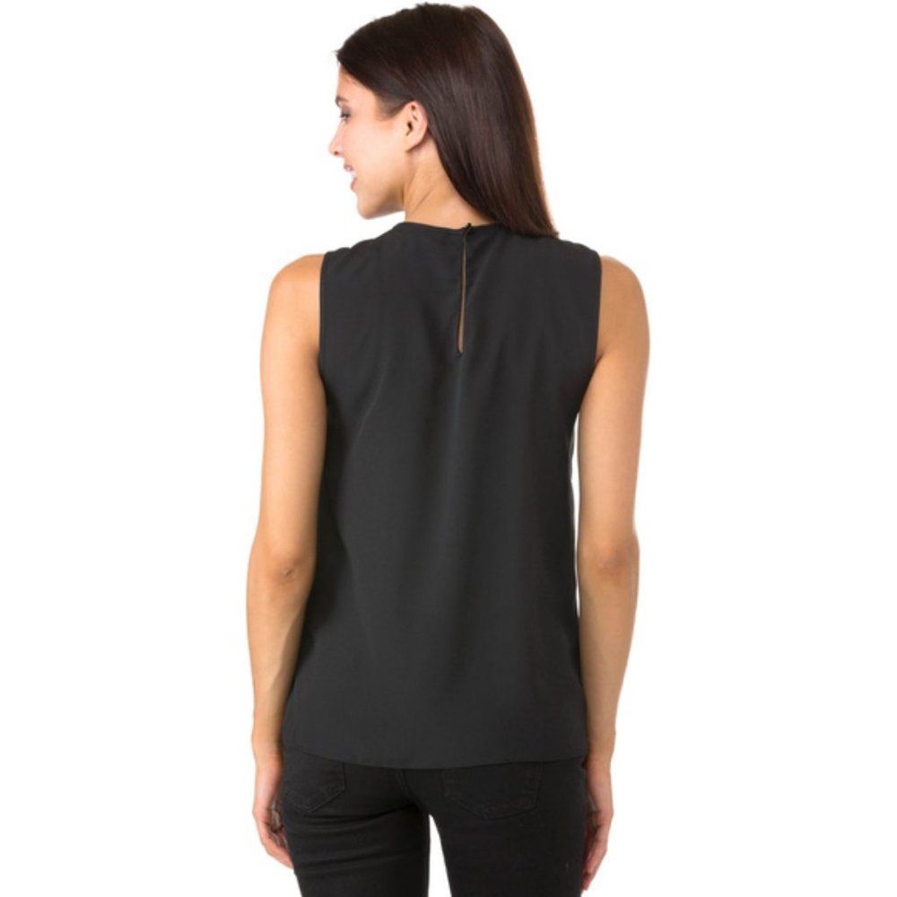 Michael Michael Kors Sleeveless Pleated Top Petite - Picture 2 of 4